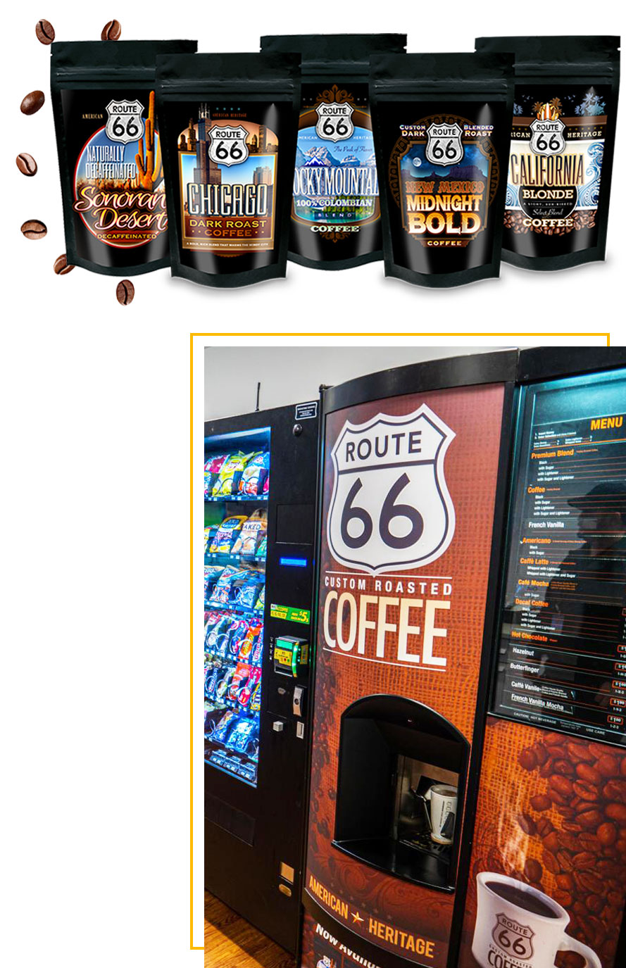Corbin, Richmond & Knoxville vending machines choices